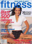 Fitness magazine shoot, cover, spring 2001