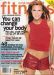 Fitness magazine shoot, cover, January 2002