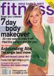 Fitness magazine shoot, cover, October, 2001