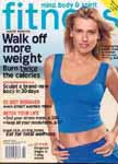 Fitness magazine shoot, cover, February 2002